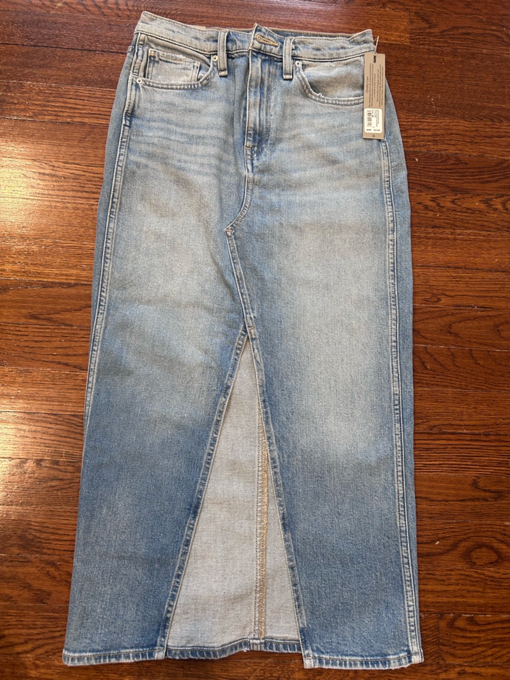 NWT Size 26 Hudson Jeans midi skirt